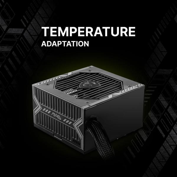 Imagem de Fonte de alimentação MSI MAG A750BN PCIE 5 Gaming 750W 80 Plus Bronze