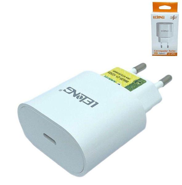 Imagem de Fonte de Celular USB-C Carregador Turbo 20W Conexão Type C - Lelong