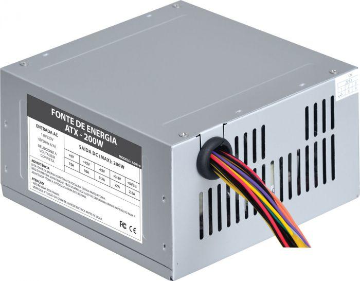 Fonte De Energia Atx 200W - Vkoem Imagem de Fonte De Energia Atx 200W - Vkoem