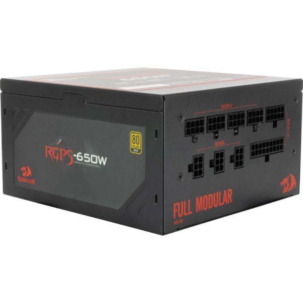 Imagem de Fonte de Energia Gold Redragon W 650 80 Plus RGPS-650W Energia