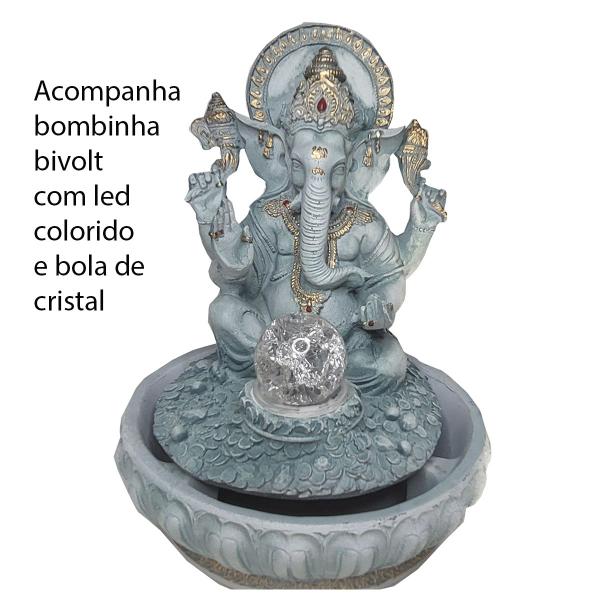 Imagem de Fonte Decorativa Ganesh Bola E Luz Led 01034