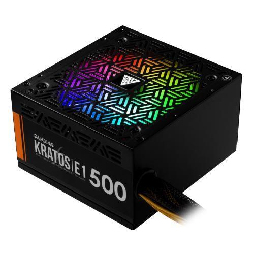 Fonte Gamdias Kratos E1 500w Rgb 80 Plus White Gd-z500zzz Imagem de Fonte Gamdias Kratos E1 500w Rgb 80 Plus White Gd-z500zzz