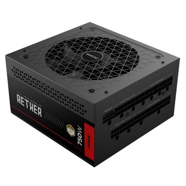 Imagem de Fonte Gamer Aether 750W Full Modular Cybenetics Gold Pcie 5.0 Atx 3.1 - 750Wfmg - Pcyes 