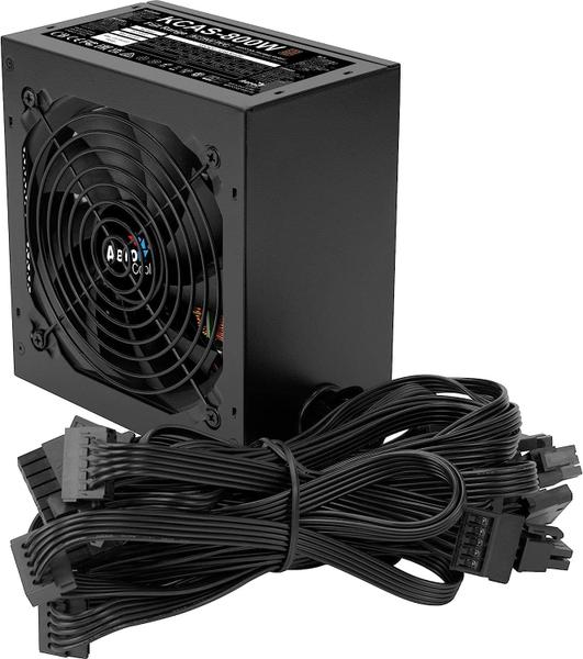 Fonte Gamer Atx 800W Kcas Pfc Ativo 80 Plus Bronze Aerocool Imagem de Fonte Gamer Atx 800W Kcas Pfc Ativo 80 Plus Bronze Aerocool