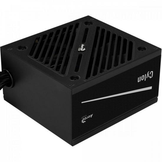 Fonte Gamer ATX Aerocool Cylon 500W 80 Plus Bronze Full Range APFC Imagem de Fonte Gamer ATX Aerocool Cylon 500W 80 Plus Bronze Full Range APFC
