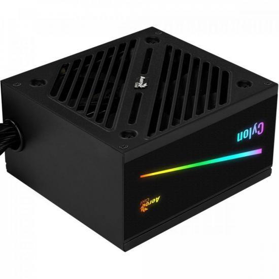 Fonte Gamer ATX Aerocool Cylon 500W 80 Plus Bronze Full Range APFC Imagem de Fonte Gamer ATX Aerocool Cylon 500W 80 Plus Bronze Full Range APFC