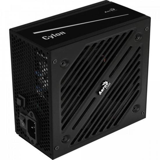 Fonte Gamer ATX Aerocool Cylon 500W 80 Plus Bronze Full Range APFC Imagem de Fonte Gamer ATX Aerocool Cylon 500W 80 Plus Bronze Full Range APFC