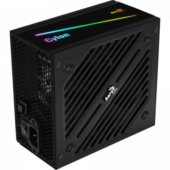 Fonte Gamer ATX Aerocool Cylon 500W 80 Plus Bronze Full Range APFC Imagem de Fonte Gamer ATX Aerocool Cylon 500W 80 Plus Bronze Full Range APFC
