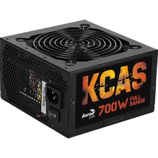 Fonte Gamer ATX Aerocool KCAS 700W 80 Plus Full Range APFC Imagem de Fonte Gamer ATX Aerocool KCAS 700W 80 Plus Full Range APFC