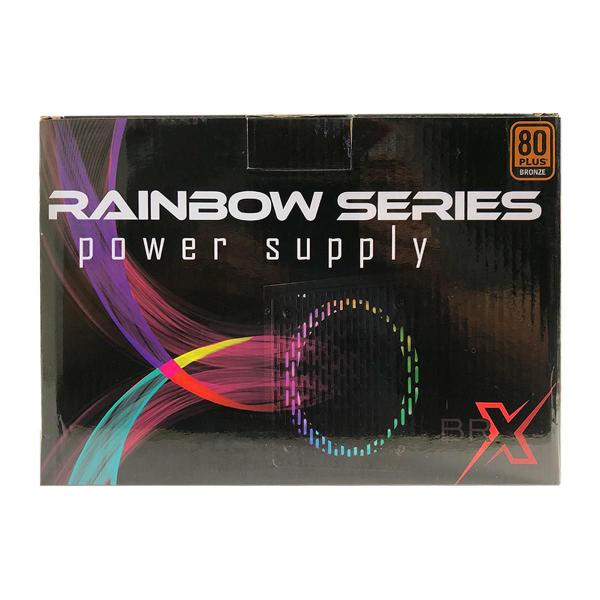 Imagem de Fonte Gamer Atx Brx Rainbow 850W Real 80 Plus Bronze