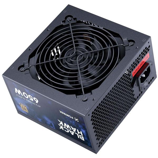 Imagem de Fonte Gamer Atx Fortrek Black Hawk 650W, 80 Plus Bronze,