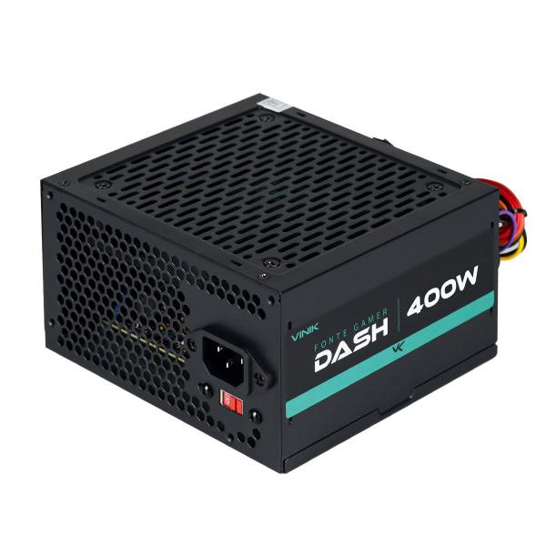 Fonte Gamer Dash 400w Preto - Vfg400wp - VINIK Imagem de Fonte Gamer Dash 400w Preto - Vfg400wp