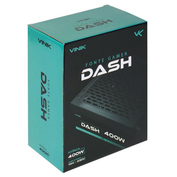Fonte Gamer Dash 400w Preto - Vfg400wp - VINIK Imagem de Fonte Gamer Dash 400w Preto - Vfg400wp