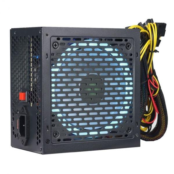 Imagem de Fonte gamer dash 500w preto com fan led rgb - vfg500wpr