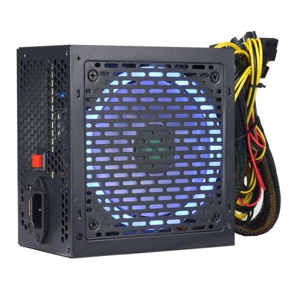 Imagem de Fonte gamer dash 500w preto com fan led rgb - vfg500wpr