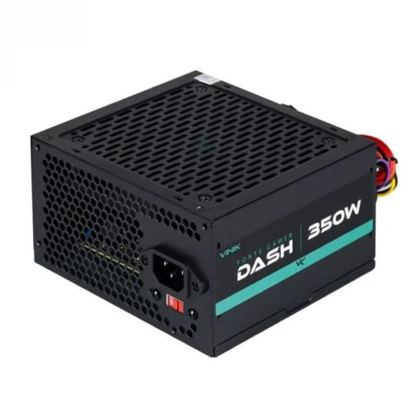 Imagem de Fonte Gamer Dash Vinik 350W Atx 110/220V Cor Preto