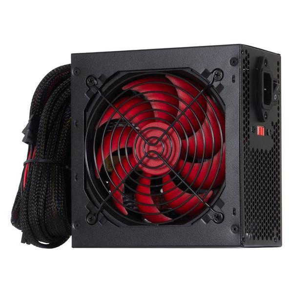 Imagem de Fonte Gamer Fortrek ATX Crusader, 500W, Sem Cabo, Preto - 76955