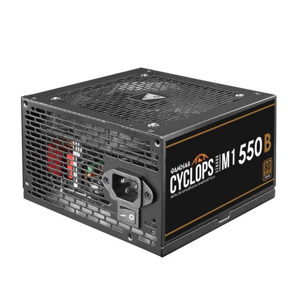 Fonte Gamer Gamdias Cyclops M1-550B 80 Plus Bronze ATX 2.31 PFC Ativo Imagem de Fonte Gamer Gamdias Cyclops M1-550B 80 Plus Bronze ATX 2.31 PFC Ativo