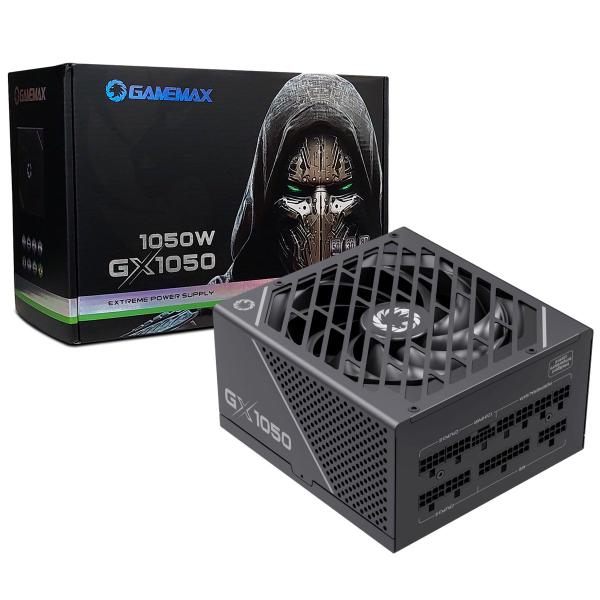 Fonte Gamer Gamemax GX1050 PRO, 1050W, 80 Plus Platinum, PFC Ativo, Full Modular, PCI-E 5.0 - Preto Imagem de Fonte Gamer Gamemax GX1050 PRO, 1050W, 80 Plus Platinum, PFC Ativo, Full Modular, PCI-E 5.0 - Preto