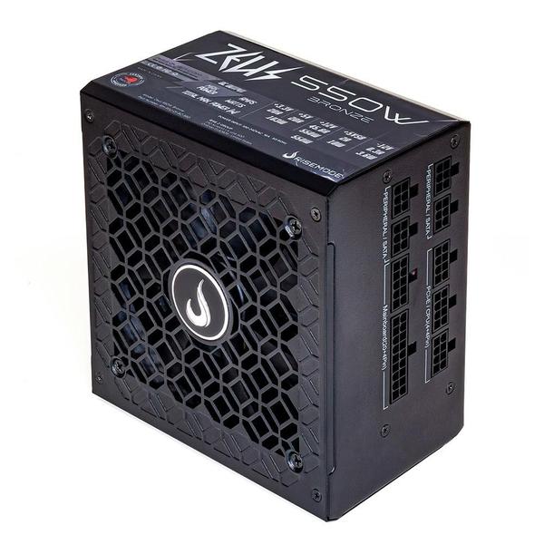 Fonte Gamer Rise Mode Zeus, 550w, 80 Plus Bronze, Modular, PFC Ativo, Preto - RM-PSU-01-BZ-550