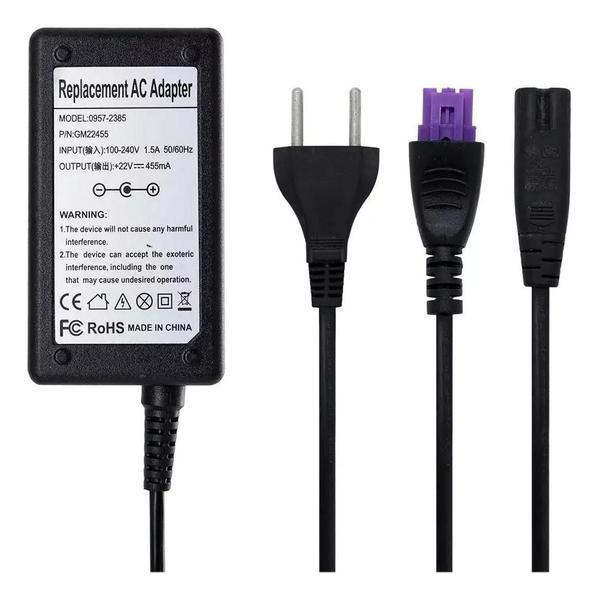 Fonte Impressora Rhos Plug Roxo + Cabo De Dados F4280 F4480 - DMK Imagem de Fonte Impressora Rhos Plug Roxo + Cabo De Dados F4280 F4480