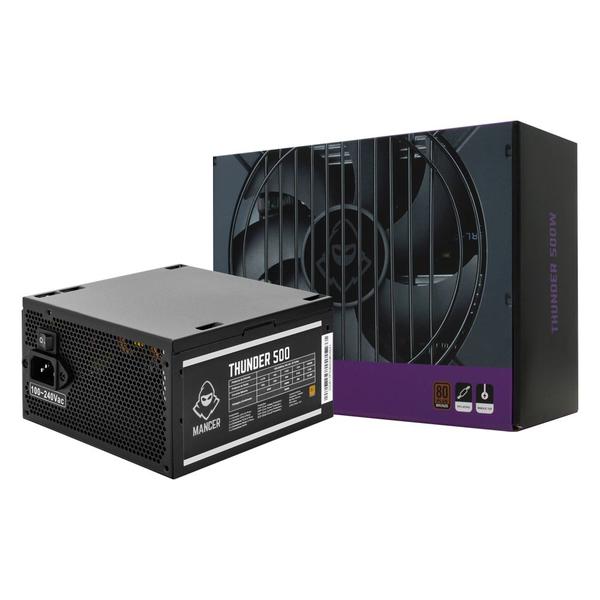 Imagem de Fonte Mancer Thunder 500W Bronze 80 Plus, MCR-THR500-BL01