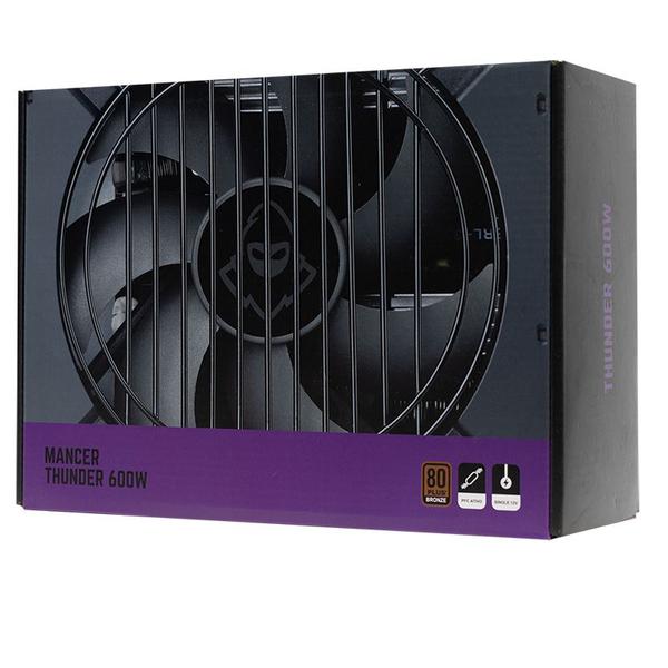 Imagem de Fonte Mancer Thunder 600W 80 Plus Bronze, MCR-THR600-BL01