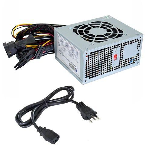 Fonte mini atx kmex pp200rng 200w 20+4p com cabo e caixa Imagem de Fonte mini atx kmex pp200rng 200w 20+4p com cabo e caixa