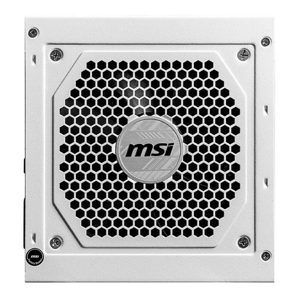 Imagem de Fonte MSI MAG A850GL, 850W, 80 Plus Gold, Modular, PFC Ativo, Branco - MAG A850GL PCIE5 WHITE