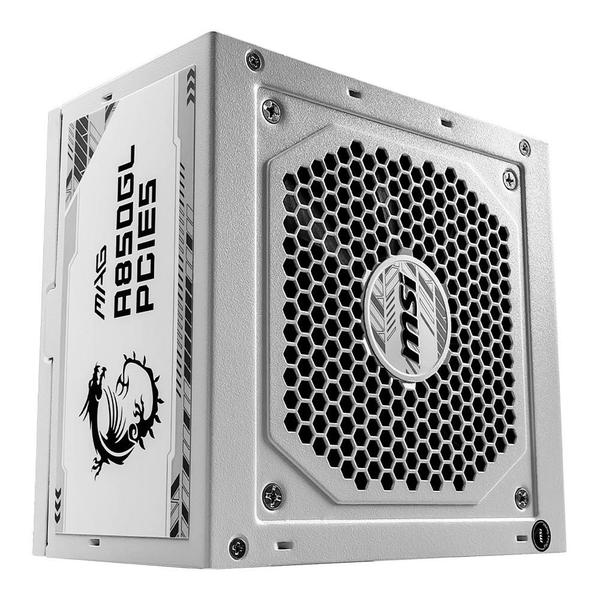 Fonte MSI MAG A850GL, 850W, 80 Plus Gold, Modular, PFC Ativo