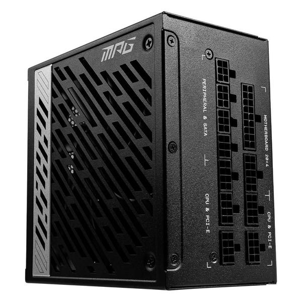 Imagem de Fonte MSI MPG A1000G, 1000W, 80 Plus Gold, Modular, PFC Ativo, Com Cabo, Preto - MPG A1000G PCIE5