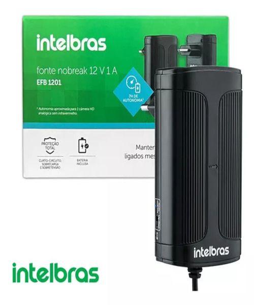 Imagem de Fonte Nobreak 12V 1A Com Bateria EFB1201 Intelbras