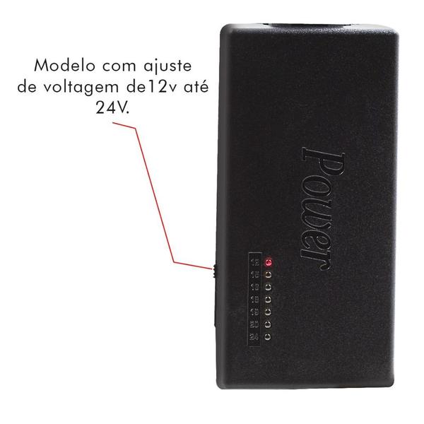 Imagem de Fonte Notebook Laptop Universal Com Cabo Carregador 120w