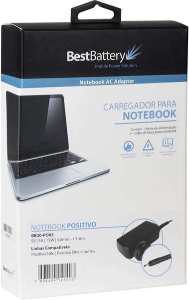 Imagem de Fonte notebook positivo stilo 15w 3.0 nr serie: 5003307 / - BESTBATTERY