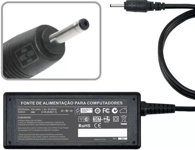 Imagem de FONTE NOTEBOOK SAMSUNG 19v 2.1A 40W - GRASEP