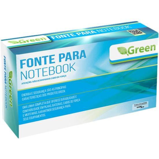 Imagem de Fonte Para Notebook 19V 4,74A Bivolt 5,5X2,5mm Green F002