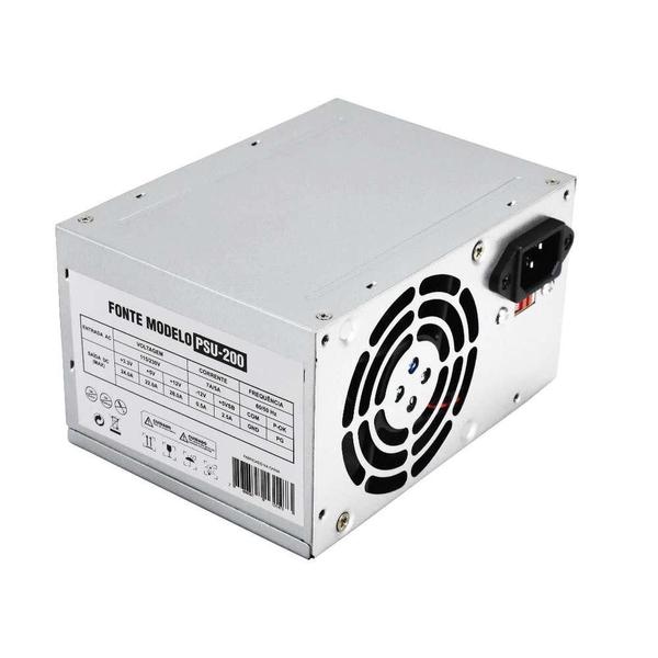 Imagem de Fonte Ps-200 200 W Bivolt Com Cabo De Alimentação Com Nf