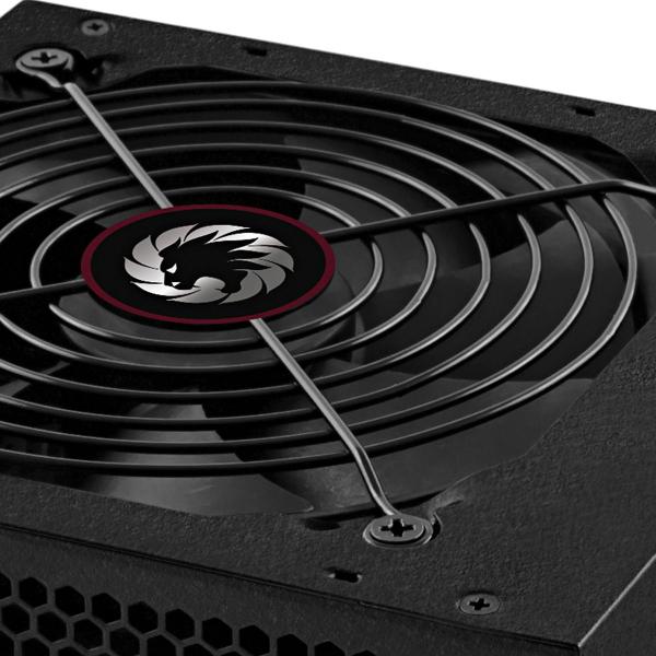 Imagem de Fonte real 750w gp750 80 plus bronze pfc ativo preta , gamemax