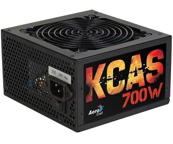 Imagem de Fonte Real de 700W Aerocool Kcas-700w Full Range 80 Plus