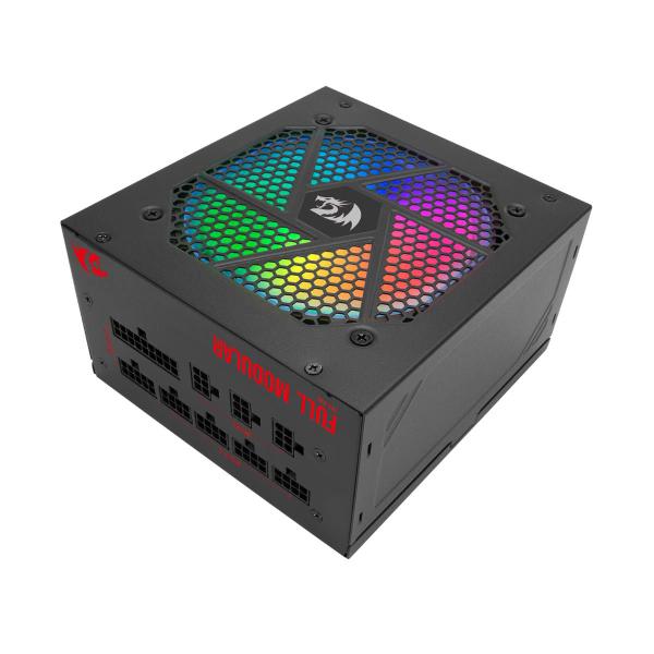 Imagem de Fonte Redragon 750W RGPS RGB 80 Plus Gold Full Modular ATX 2.3 PFC Ativo - GC-PS006-1