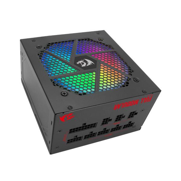 Fonte Redragon 750W Rgps Rgb 80 Plus Gold Full Modular Atx Imagem de Fonte Redragon 750W Rgps Rgb 80 Plus Gold Full Modular Atx