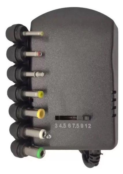 Imagem de Fonte Regulada Até 12V Com 7 Plugs 42W AL-37CH - Altomex