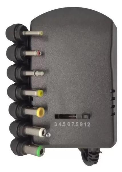 Imagem de Fonte Regulada Até 12V Com 7 Plugs 42W Al-37Ch - Altomex