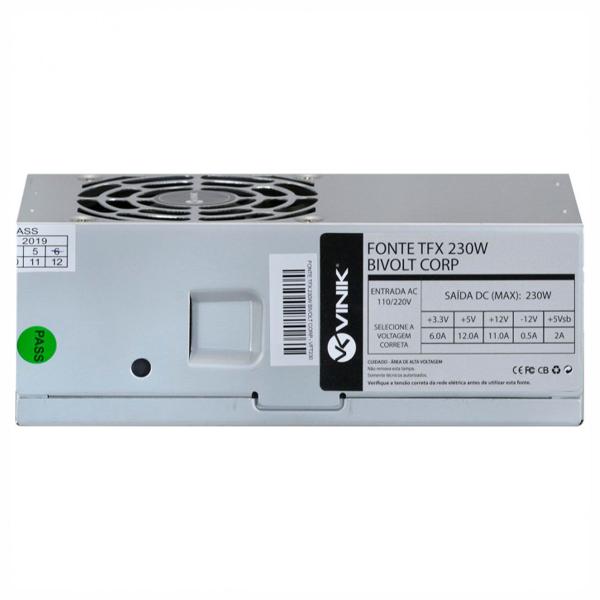 Imagem de Fonte TFX 230W Vinik Corp, Bivolt Manual - VFT230