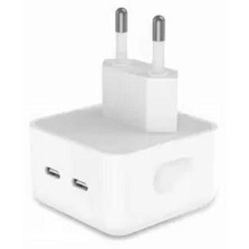 Imagem de Fonte Turbo 35W Dupla USB-C Carregador  Compatível com iPhone XR 11 12 13 14 15  USB-C Bivolt