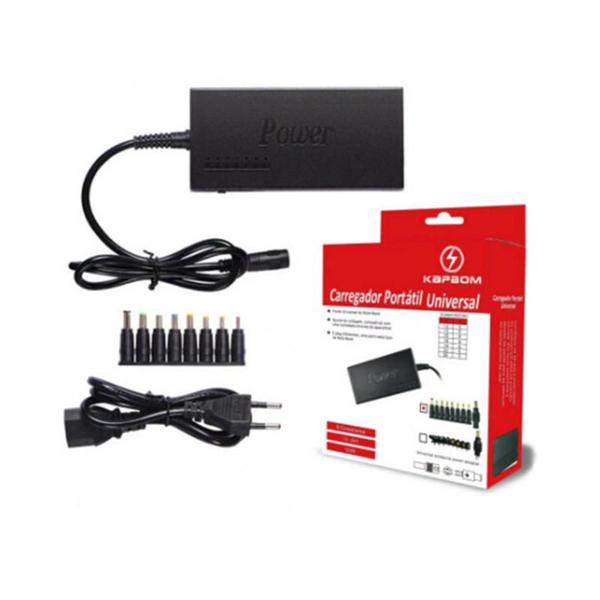 Imagem de Fonte Universal Carregador para Notebook 9 Conectores Bivolt 120W KAP-337