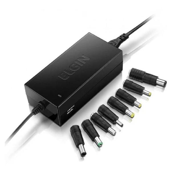 Imagem de Fonte Universal para notebook Elgin 90W com 9 Adaptadores/Saída Usb - 46rfte90w000