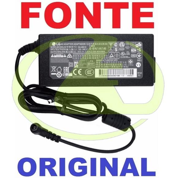 Imagem de FonteLG ADS-45SN-19-3 19040G c/ cabo 20mt48df 20mt49df 22ma33d 22ma33n 22mp55hq 22mt45d 22mt45d-ps 22mt45d-psr