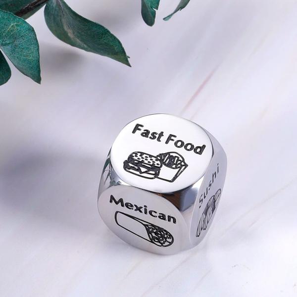 Imagem de Food Decision Dice Stunfassoo Stainless Steel 11º aniversário