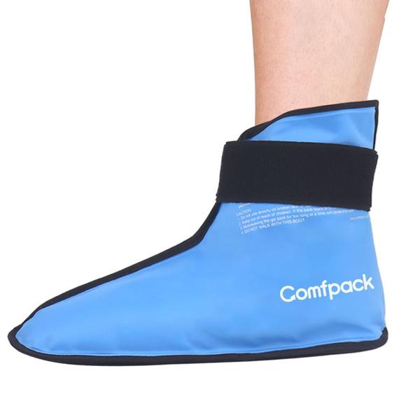 Imagem de Foot Ice Pack Wrap Comfpack Large para dor total no tornozelo